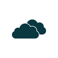 Obraz premium cloud icon, vector illustration
