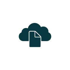 cloud icon, vector illustration