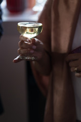 holding a drink