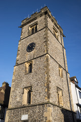Fototapeta na wymiar The Clock Tower in St. Albans