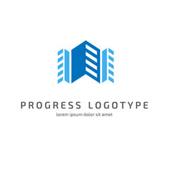 Logo design building vector template