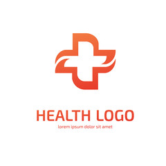 Fototapeta na wymiar Logo design abstract medical vector template