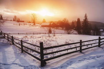 rural winter landscape
