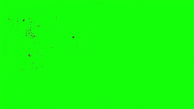 Hd Blood Burst Slow Motion (Green Screen) 187