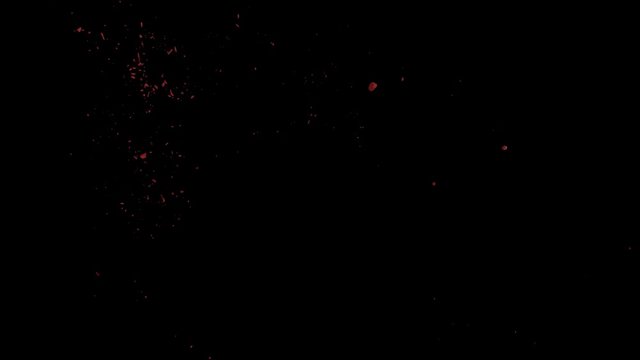Hd Blood Burst Slow Motion (With Alpha) 64