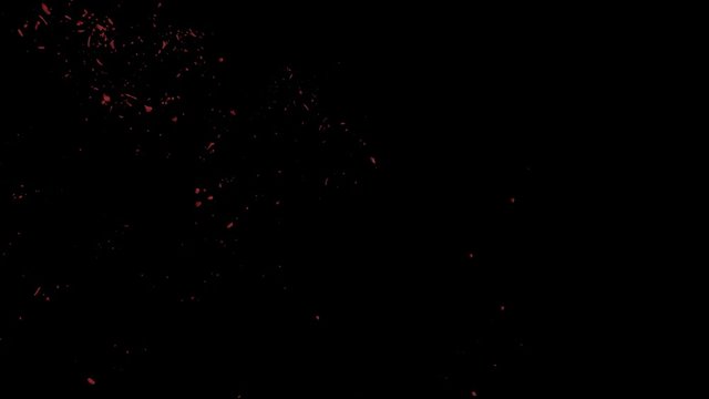 Hd Blood Burst Slow Motion (With Alpha) 188