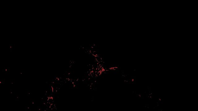 Hd Blood Burst Slow Motion (With Alpha) 193