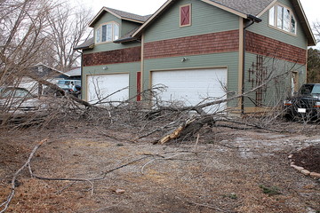 Winds Tear Through Downtown Colorado Springs