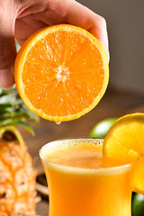Orange half