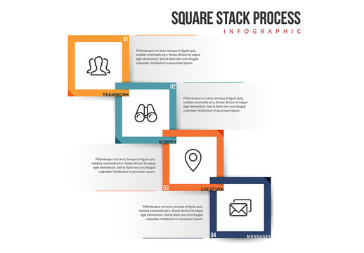 Square Stack Infographic 