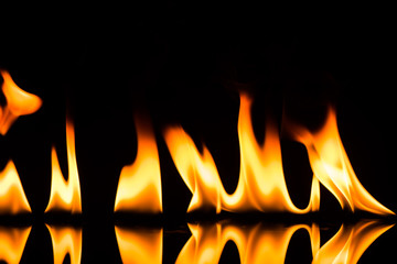 Blaze fire flame background and textured