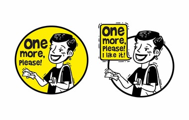 set comics One more please girl pays