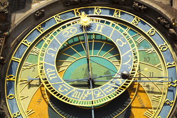 Famous Astronomical Clock in Prague