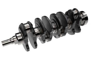 3d illustration of crankshaft