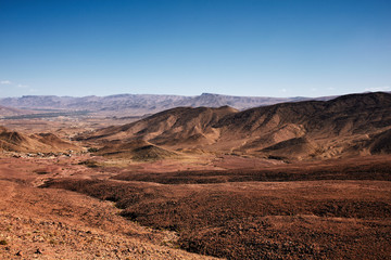 The Atlas Mountains, south of Morocco