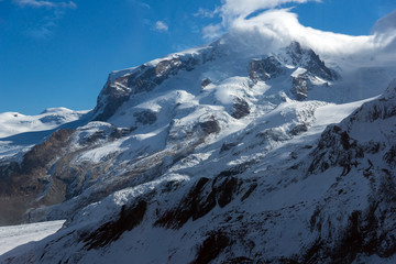 Amazing winter Panorama to Swiss Alps, Switzerland