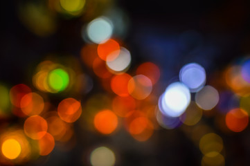 Abstract blurry background of beautiful colorful lighting