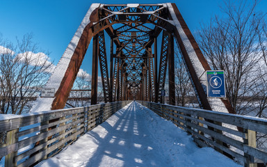 Saint John River Bridge Fredericton, Newbrunswick