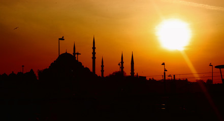 Sunset from Istanbul