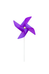 pulple propeller blower on white background.