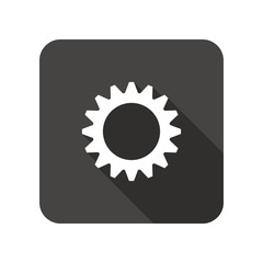Gear icon. Cogwheel symbol.