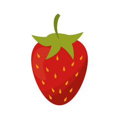 strawberry sweet vitamin nature vector illustration eps 10