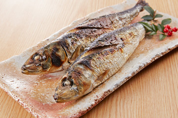 いわしの塩焼き