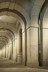 Classical corridor of historical architecture