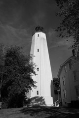 lighthouse bw