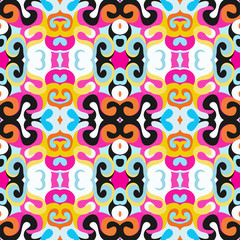 Abstract colored seamless pattern for your design