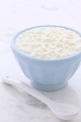 Fresh and healthy cottage cheese