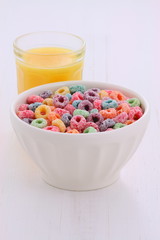 Delicious kids cereal loops