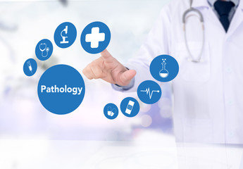 Pathology  diagnosis in pathology laboratory , Disease thinking