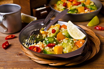 Pasta with vegetables