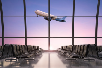 empty seatsn in airport