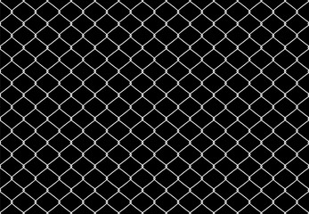 Metallic Wired Fence Seamless Pattern