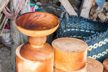 Hand Made Thai Wood Bowl