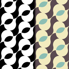 Geometric seamless pattern background.