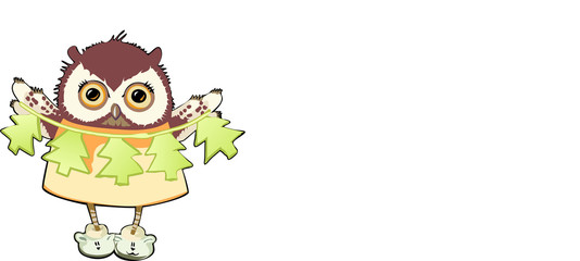 новогодняя сова