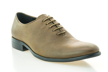 Beautiful elegance and luxury leather brown men shoes