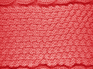 Knitted Wool Background - Red