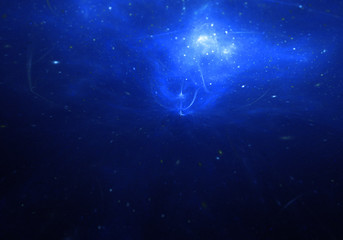 Fototapeta na wymiar blue sky universe background