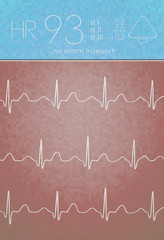 Obraz premium Healthy heartbeat