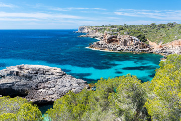 Fototapeta premium Calo Des Moro - beautiful bay of Mallorca, Spain