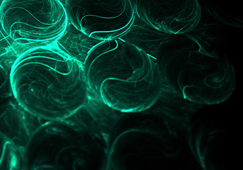 neon 3d abstract ball background