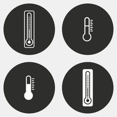 Thermometer - vector icon.