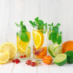Flavored fruit infused water