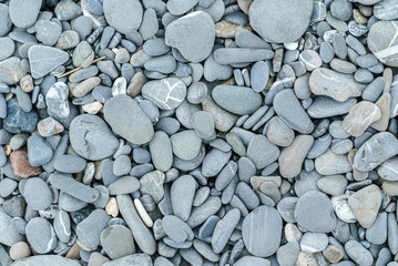 stones and sea