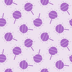 seamless pattern candy violet