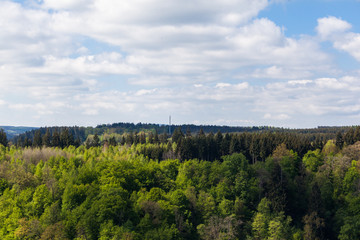 Blick über die Harzer Wälder